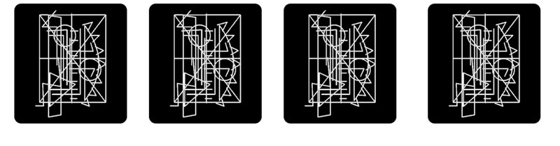 The ancient temple tiles, in the abstract style that replaced the religious imagery of versions 1 and 2.