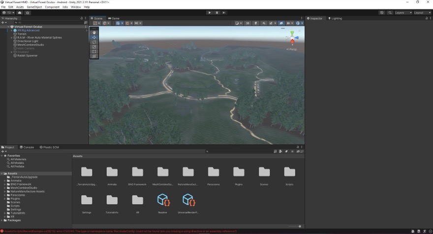 The VR edition: a separate Android project for the Quest, in Unity 2021.3.
